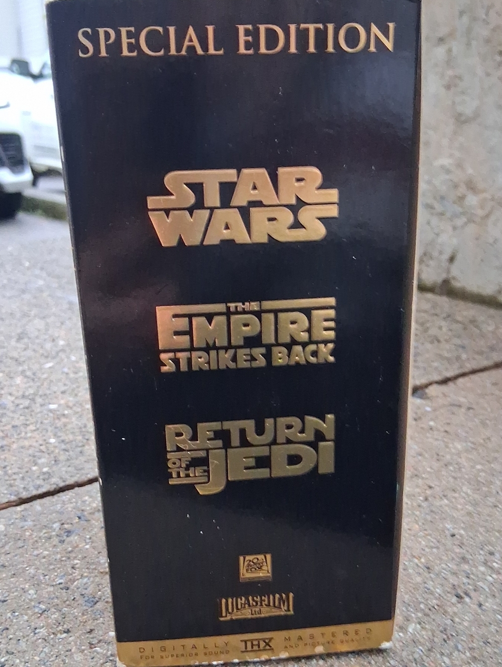 Star Wars Special Edition Trilogy Box Set - Black and Gold Accents